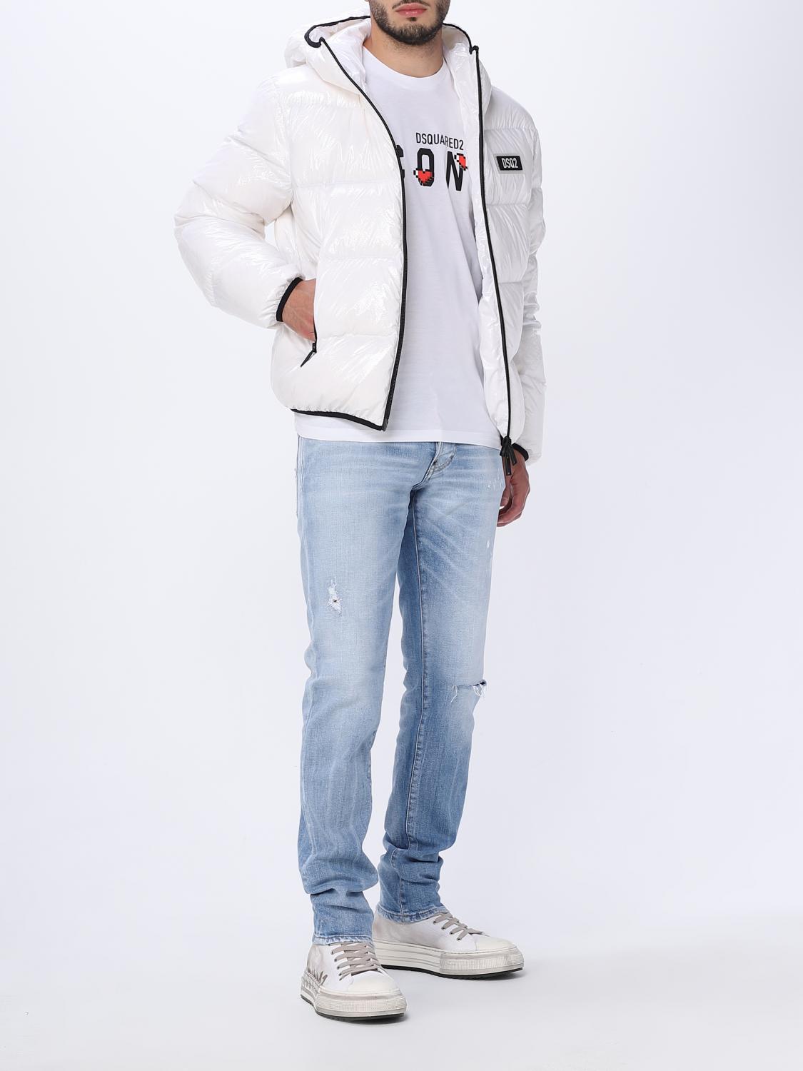Dsquared2 nylon jacket - White | S74AM1447S54056 | GIGLIO.COM