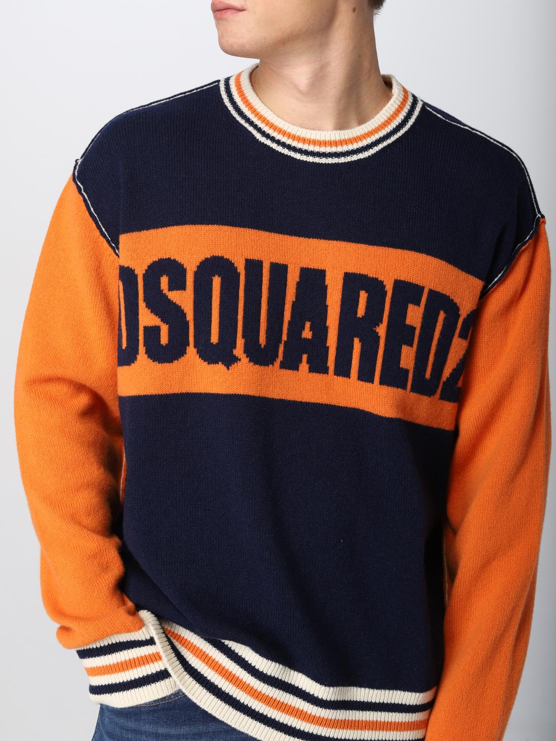 DSQUARED2 JERSEY: Jersey hombre Dsquared2, Naranja - Img 3