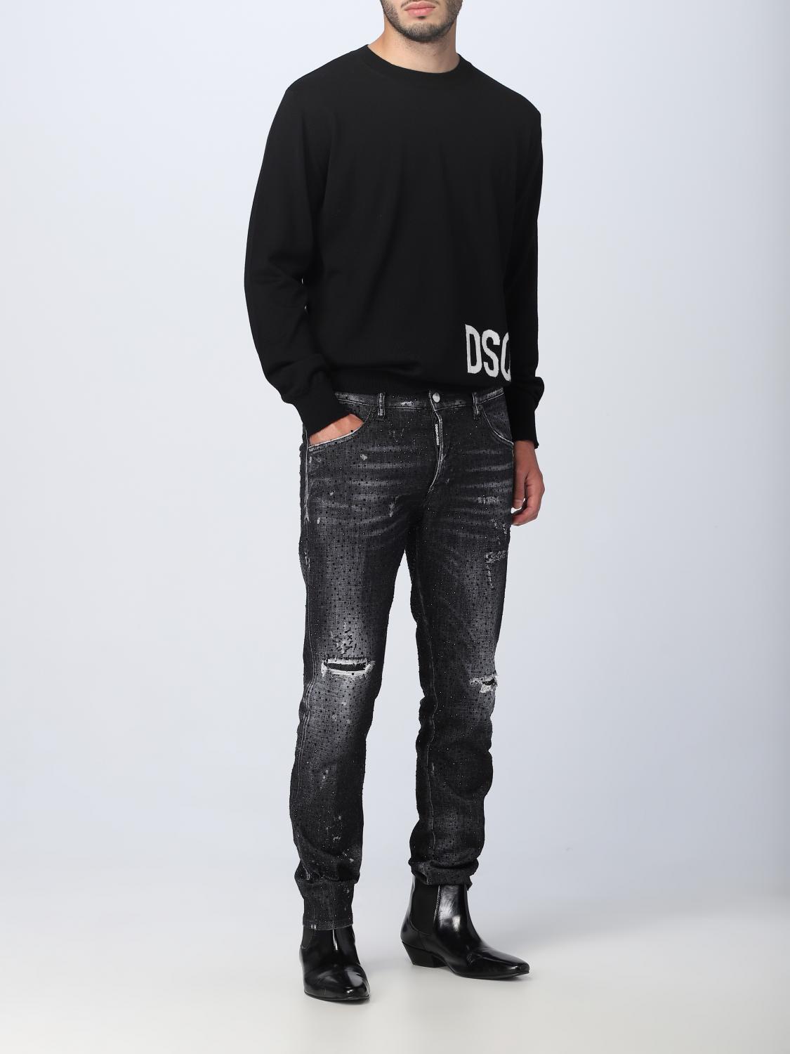 DSQUARED2 JERSEY: Jersey hombre Dsquared2, Negro - Img 2