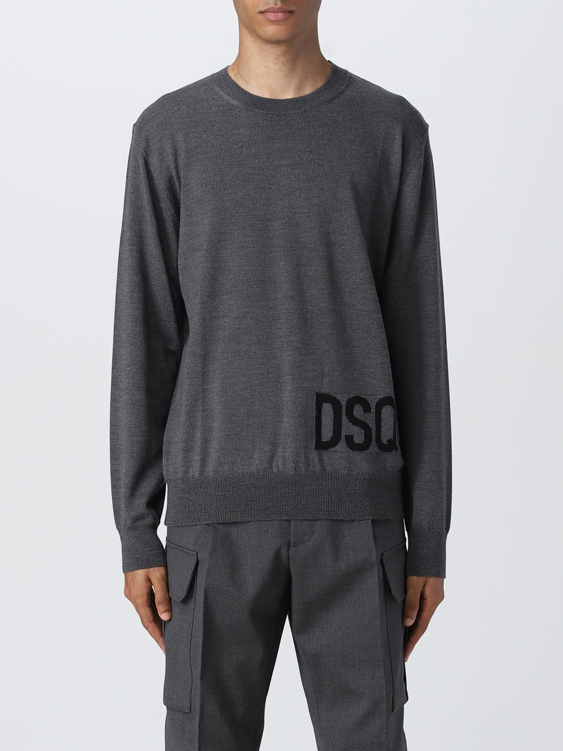 DSQUARED2 セーター: セーター メンズ Dsquared2, グレー - Img 1