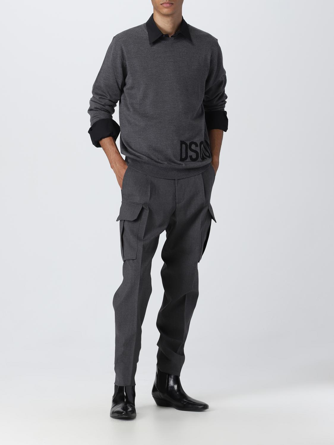 DSQUARED2 セーター: セーター メンズ Dsquared2, グレー - Img 2