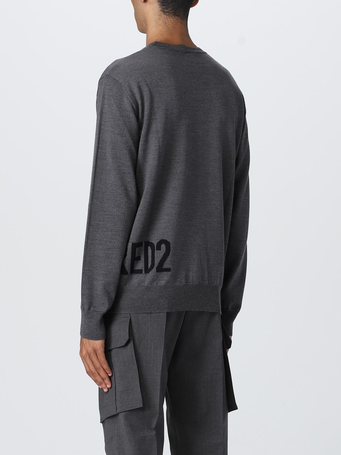 DSQUARED2 セーター: セーター メンズ Dsquared2, グレー - Img 3