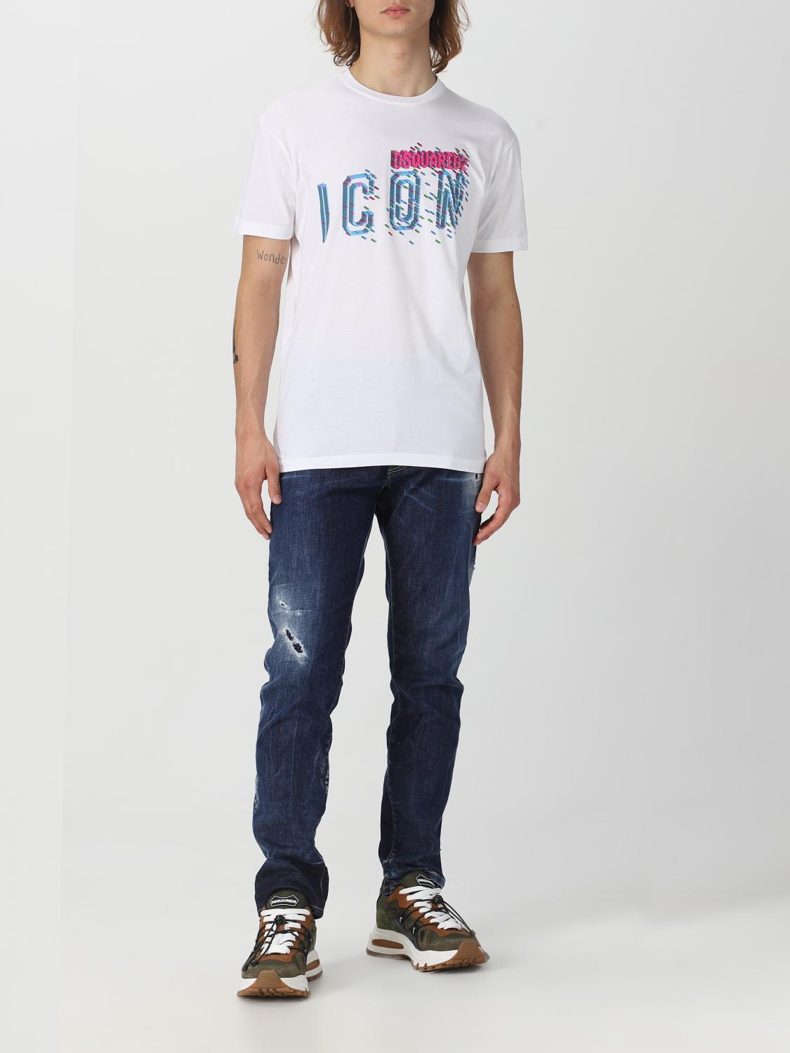 DSQUARED2 CAMISETA: Camiseta hombre Dsquared2, Blanco - Img 2