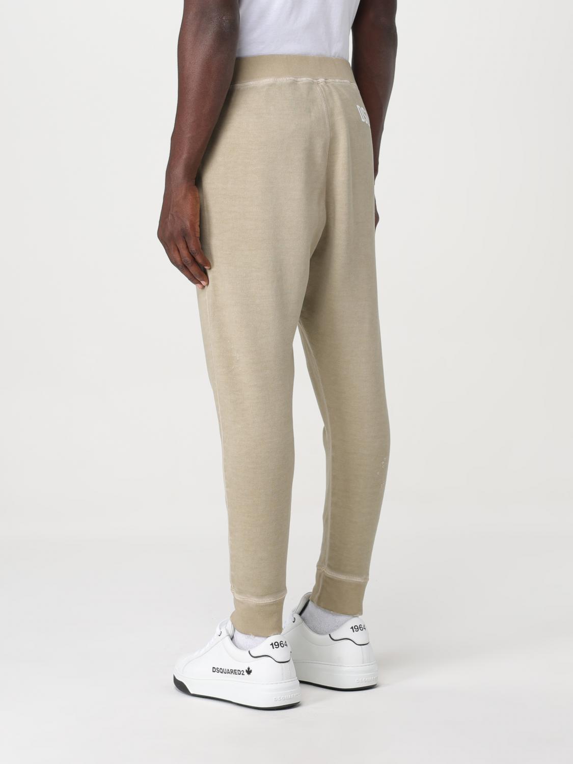 DSQUARED2 PANTS: Dsquared2 jogger pants in cotton, Green - Img 3