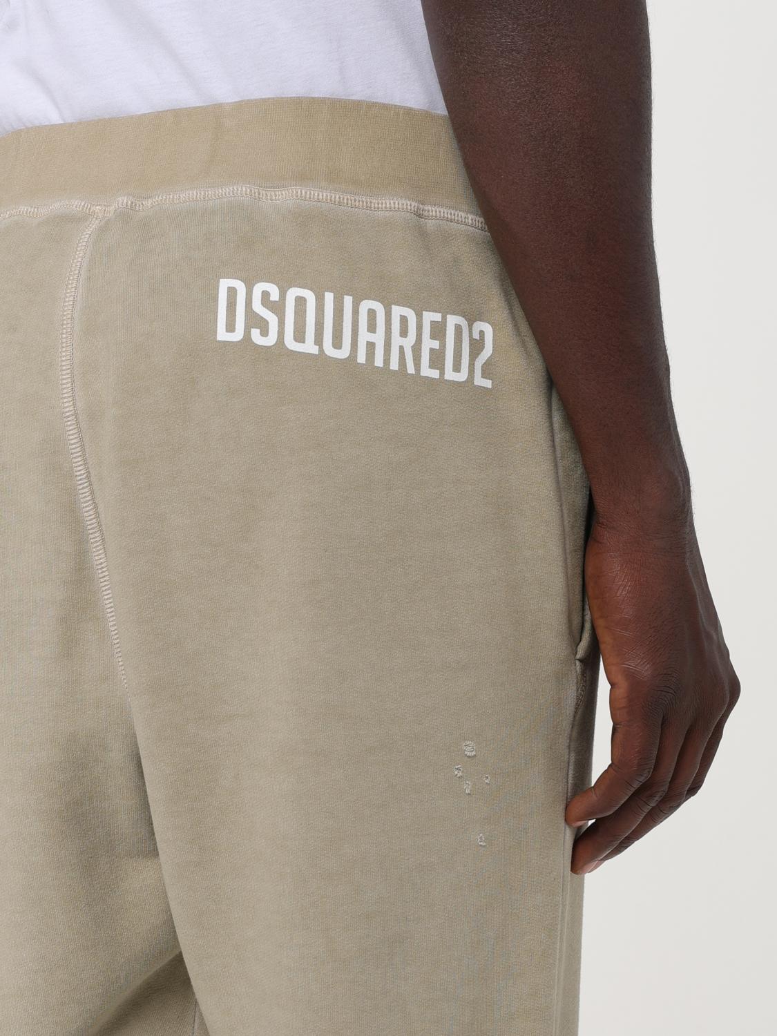 DSQUARED2 PANTS: Dsquared2 jogger pants in cotton, Green - Img 4