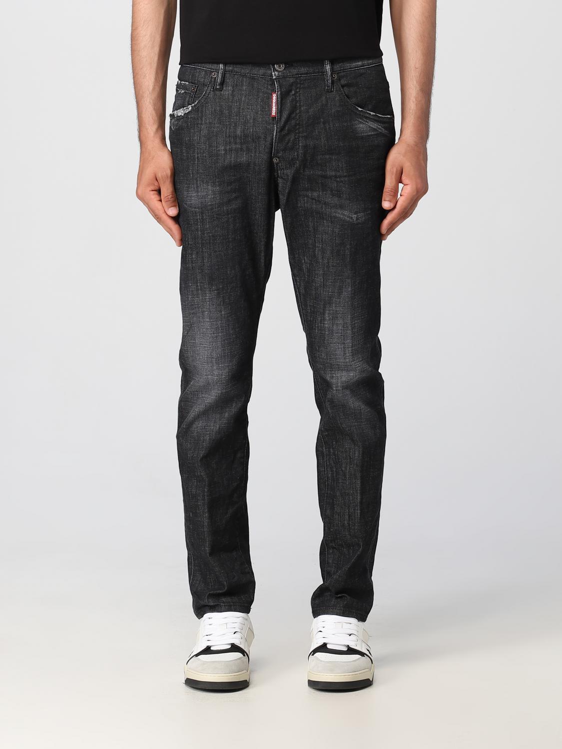 DSQUARED2 JEANS: Jeans hombre Dsquared2, Negro - Img 1