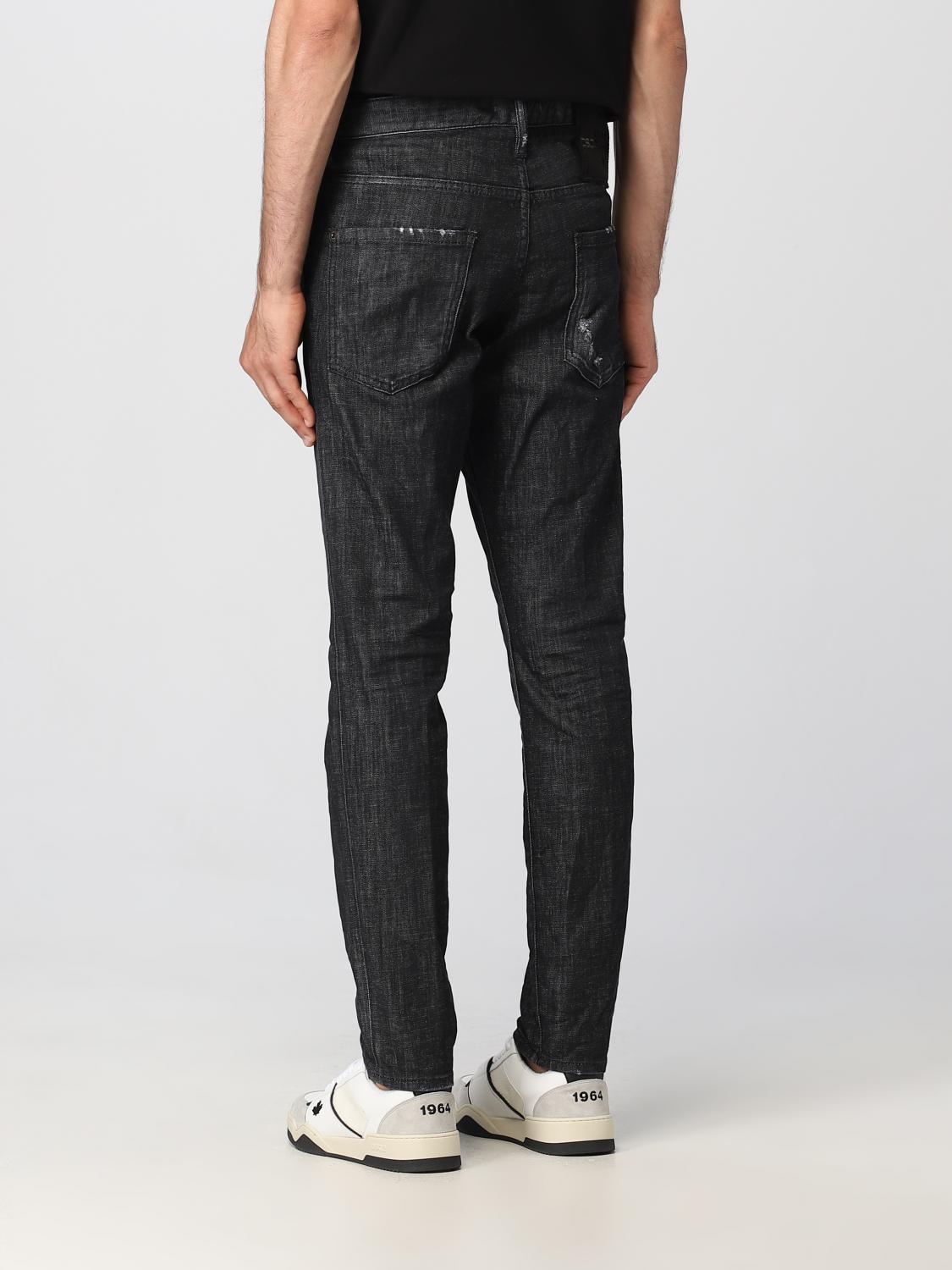 DSQUARED2 JEANS: Jeans hombre Dsquared2, Negro - Img 3
