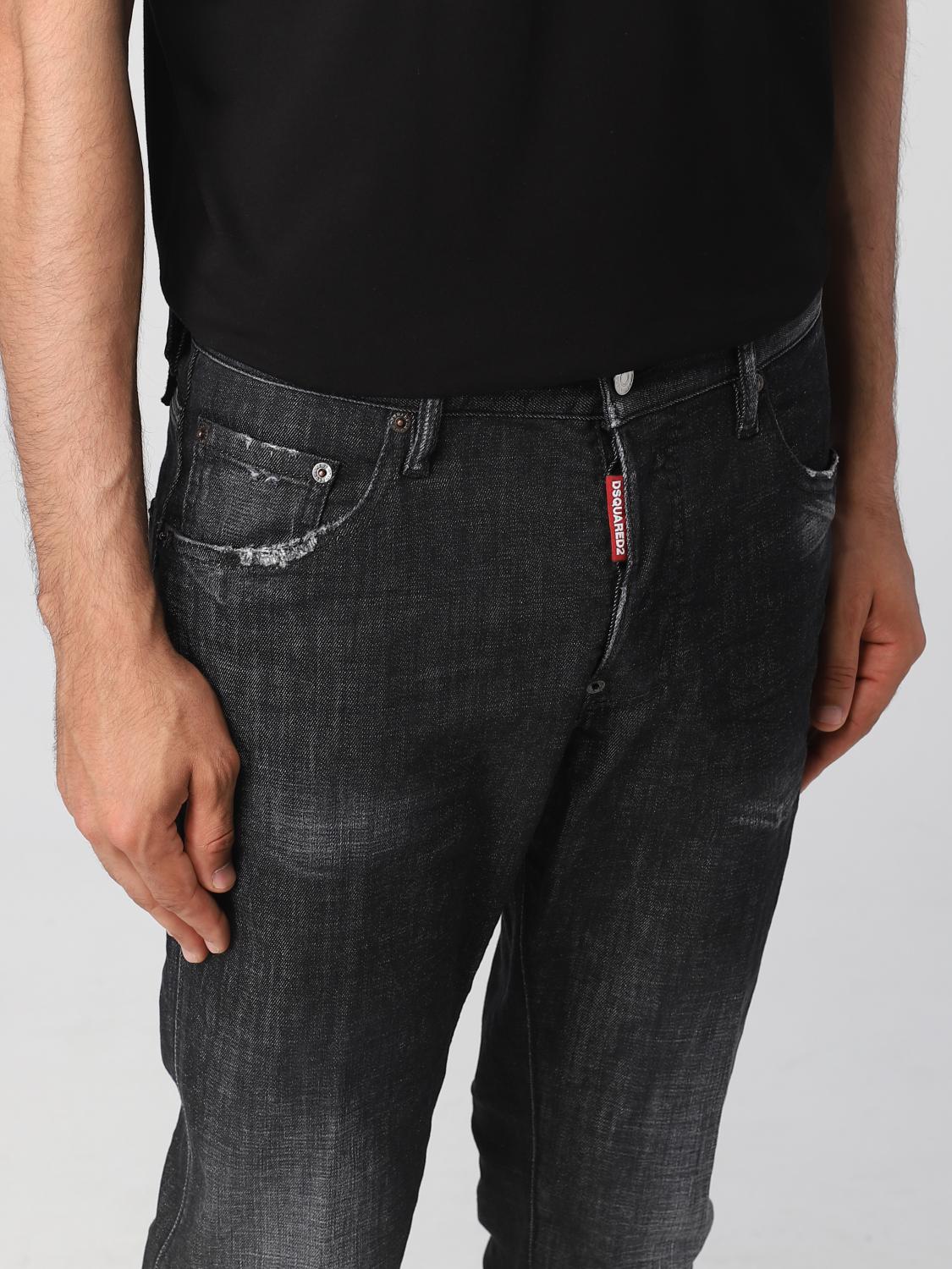 DSQUARED2 JEANS: Jeans hombre Dsquared2, Negro - Img 4
