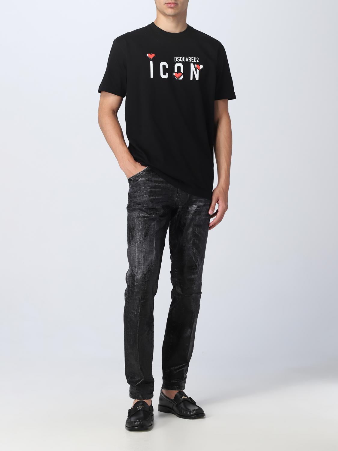 DSQUARED2 JEANS: Jeans hombre Dsquared2, Negro - Img 2