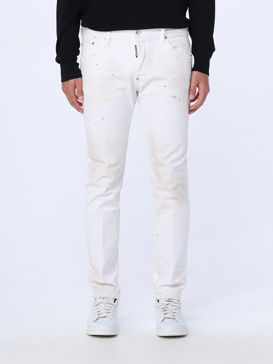 DSQUARED2 JEANS: Jeans herren Dsquared2, Weiß - Img 1