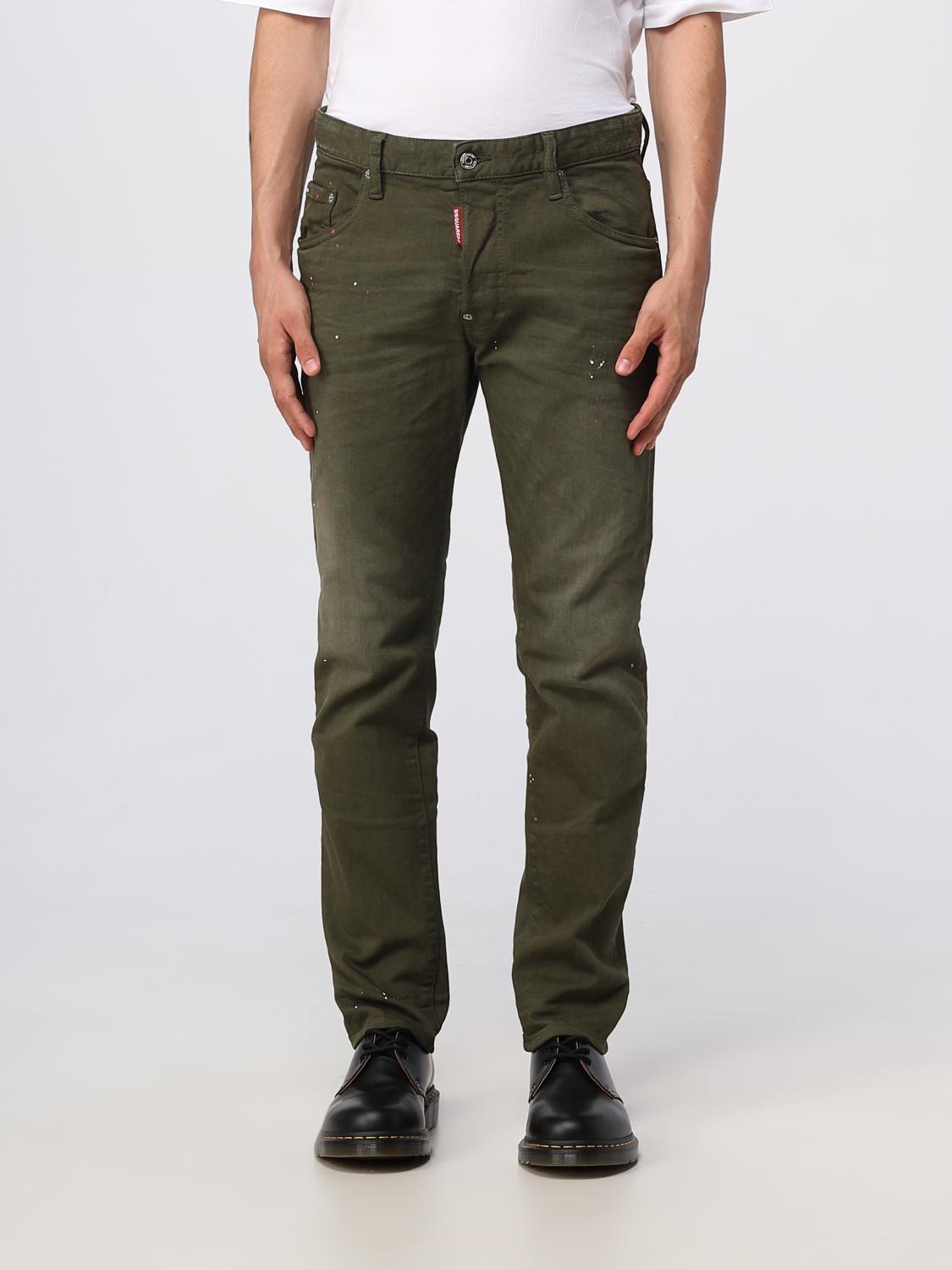 DSQUARED2 JEANS: Dsquared2 jeans in denim, Military - Img 1
