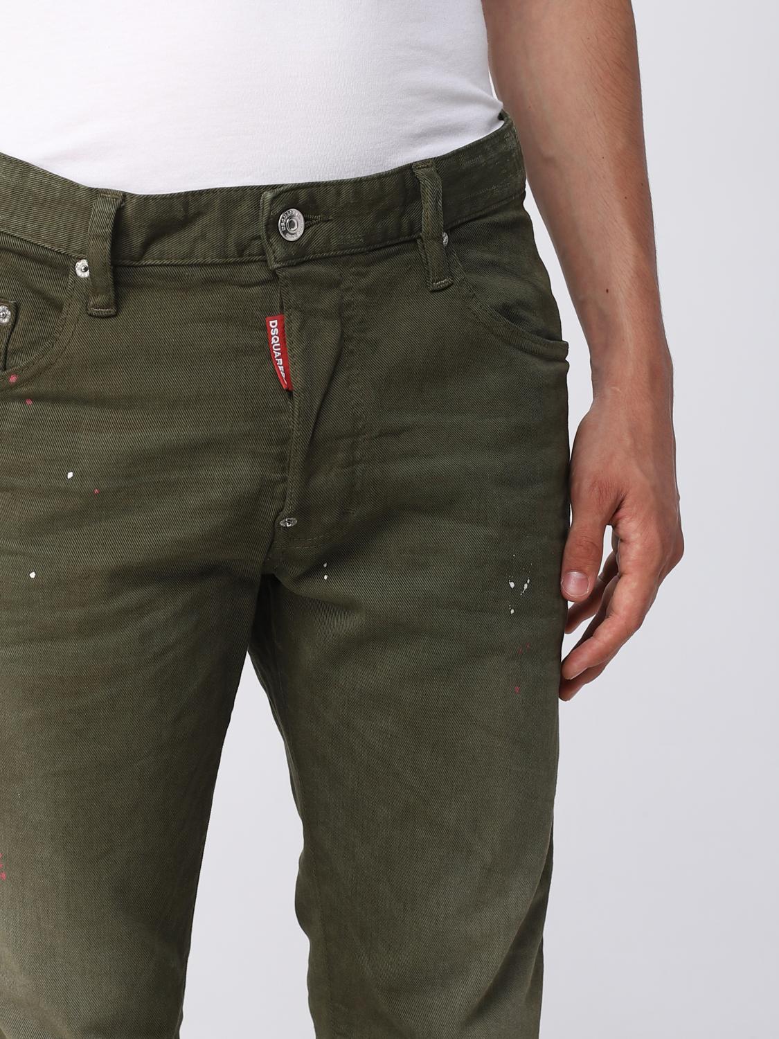 DSQUARED2 JEANS: Dsquared2 jeans in denim, Military - Img 3