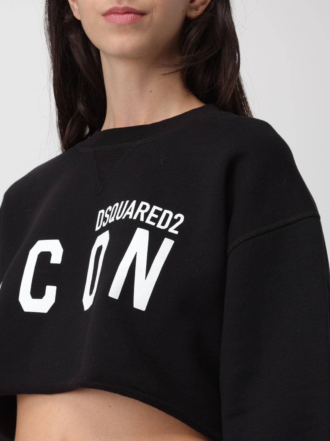 Dsquared2 cotton sweatshirt - Black | S80GU0043S25516 | GIGLIO.COM