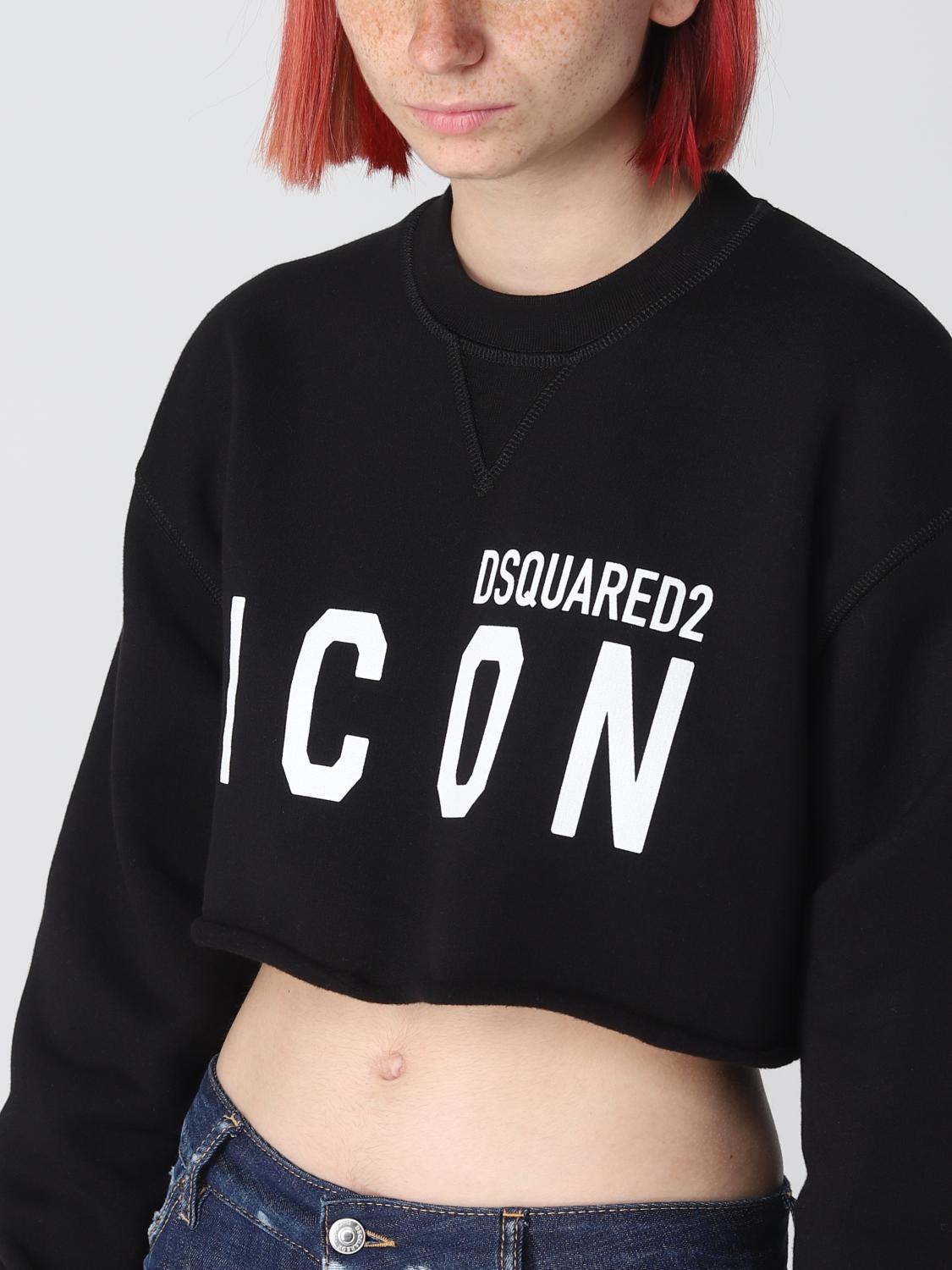 Dsquared2 cotton sweatshirt - Black | S80GU0043S25516 | GIGLIO.COM