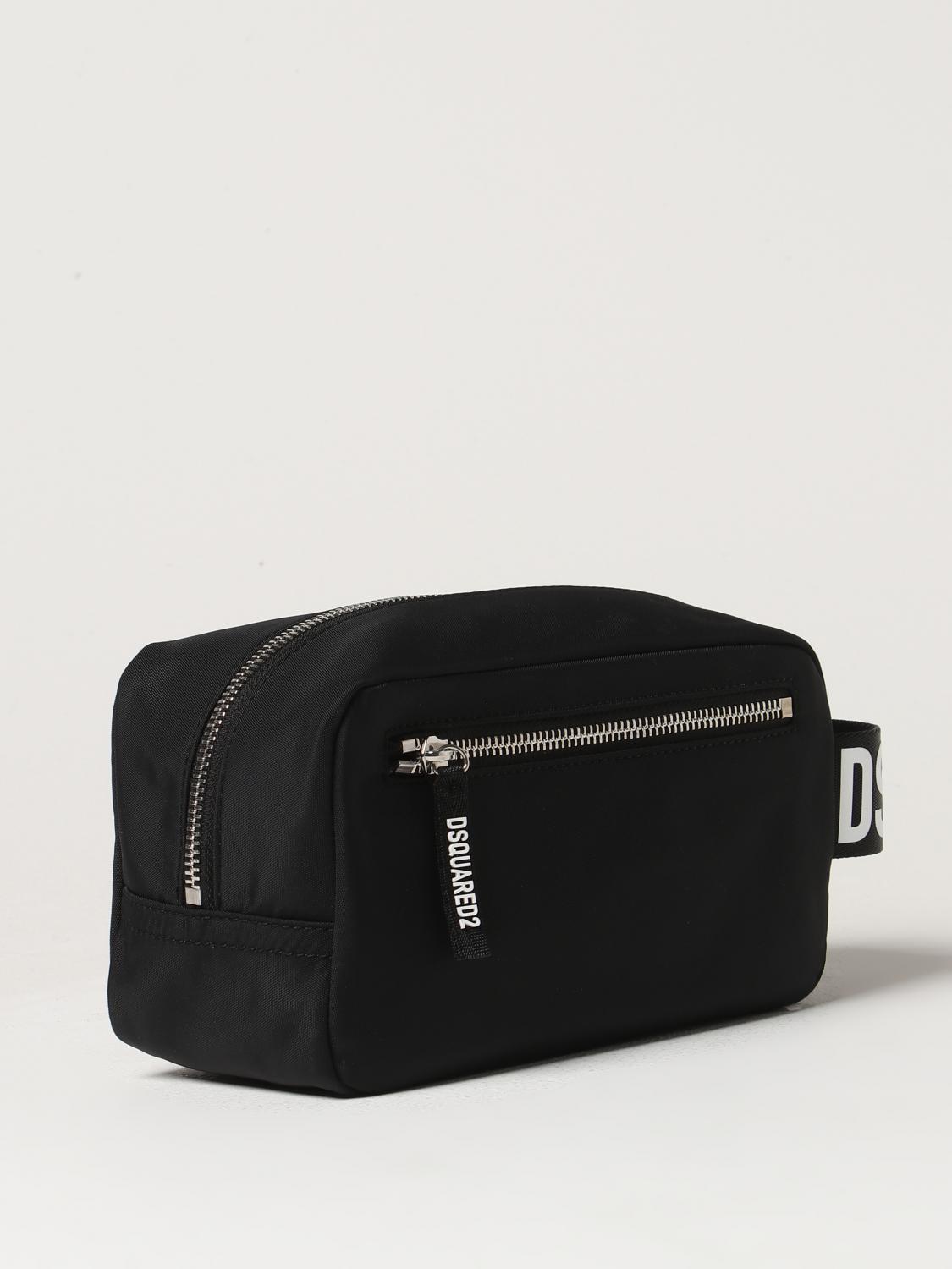 DSQUARED2 PORTADOCUMENTI: Pouch Dsquared2 in nylon, Nero - Img 2