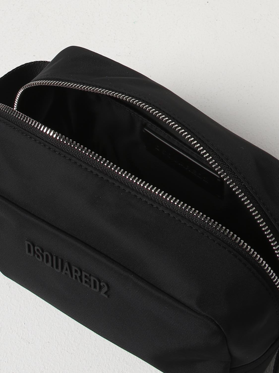DSQUARED2 PORTADOCUMENTI: Pouch Dsquared2 in nylon, Nero - Img 3