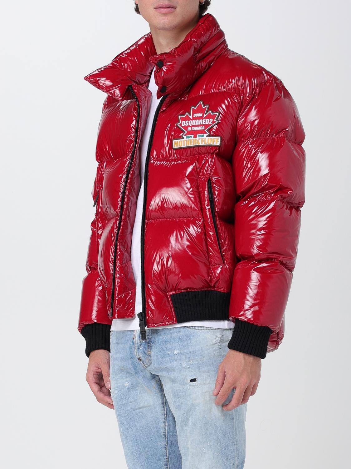 DSQUARED2 GIACCA: Piumino Dsquared2 con logo, Rosso - Img 4