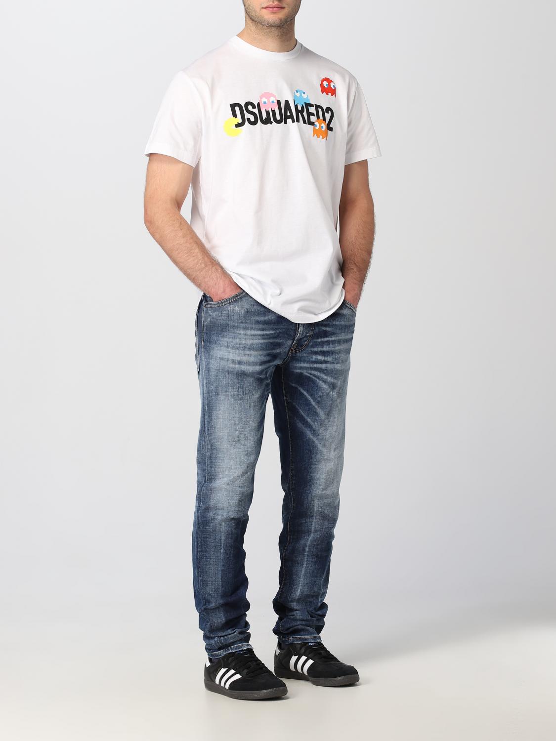 Dsquared2 Pac-Man™ x cotton t-shirt - White | S71GD1349S23009