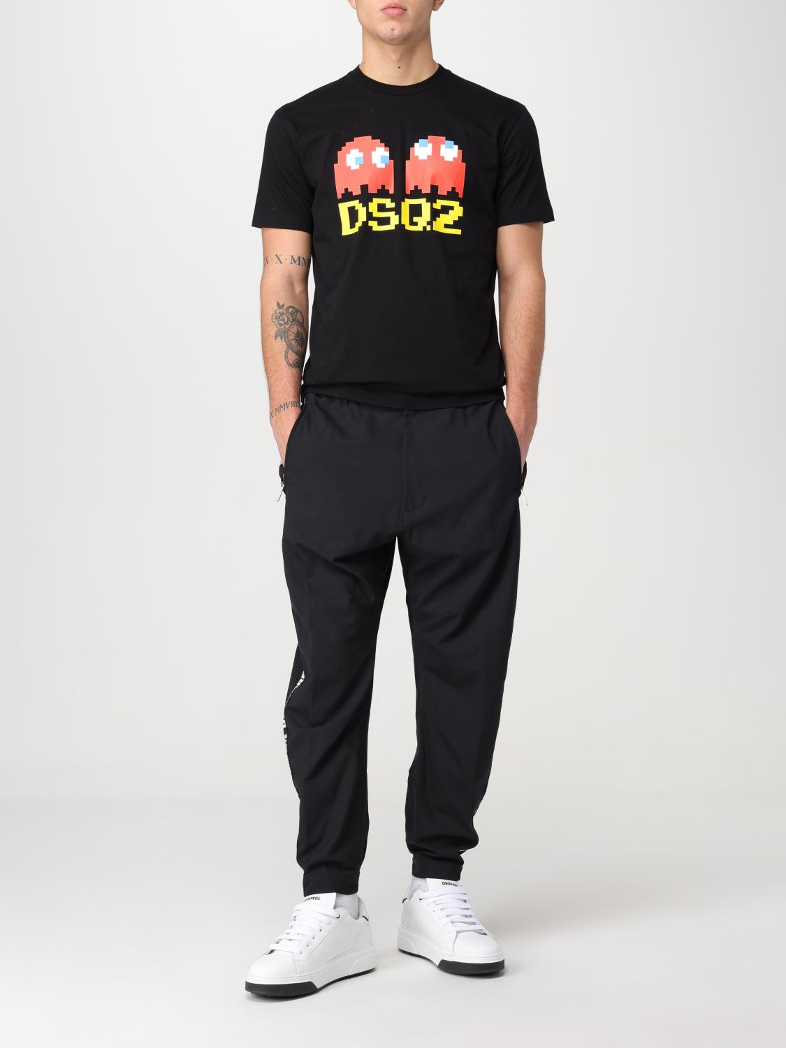 Dsquared2 Pac-Man™ x cotton t-shirt - Black | S71GD1350S23009