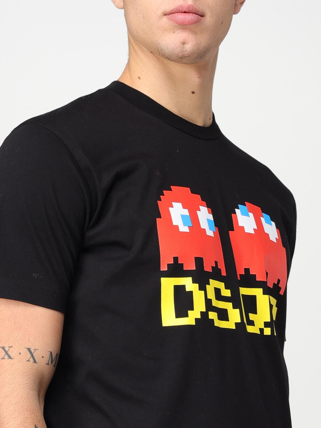 Dsquared2 Pac-Man™ x cotton t-shirt - Black | S71GD1350S23009