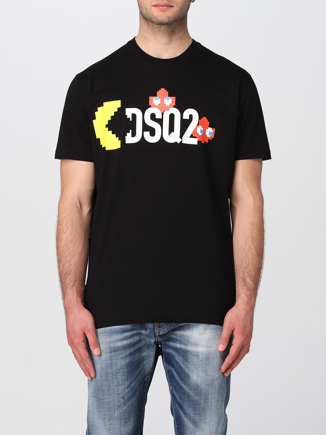 DSQUARED2: Camiseta hombre Negro Camiseta Dsquared2