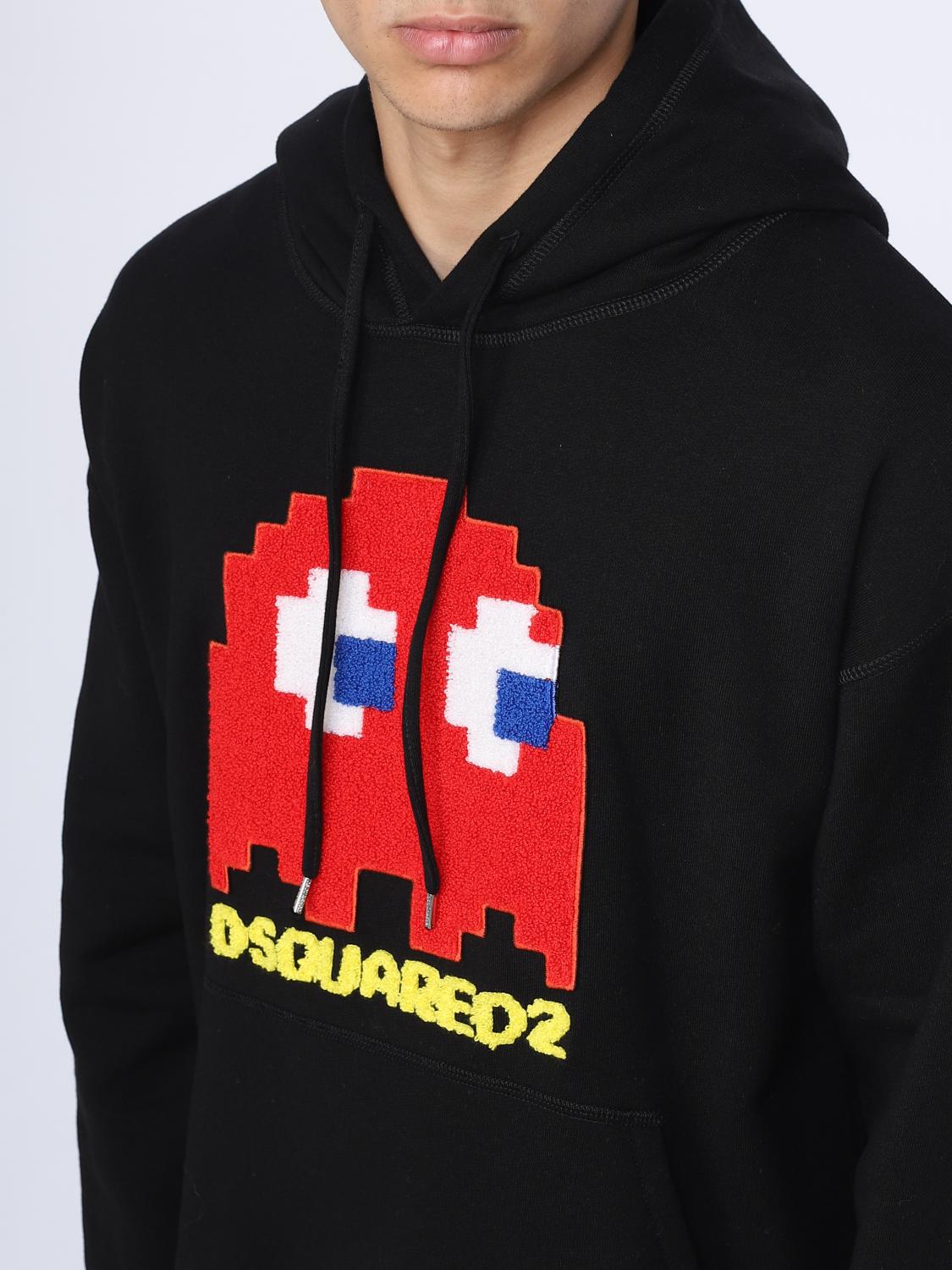 Dsquared2 Pac-Man™ x cotton sweatshirt - Black | S71GU0635S25516