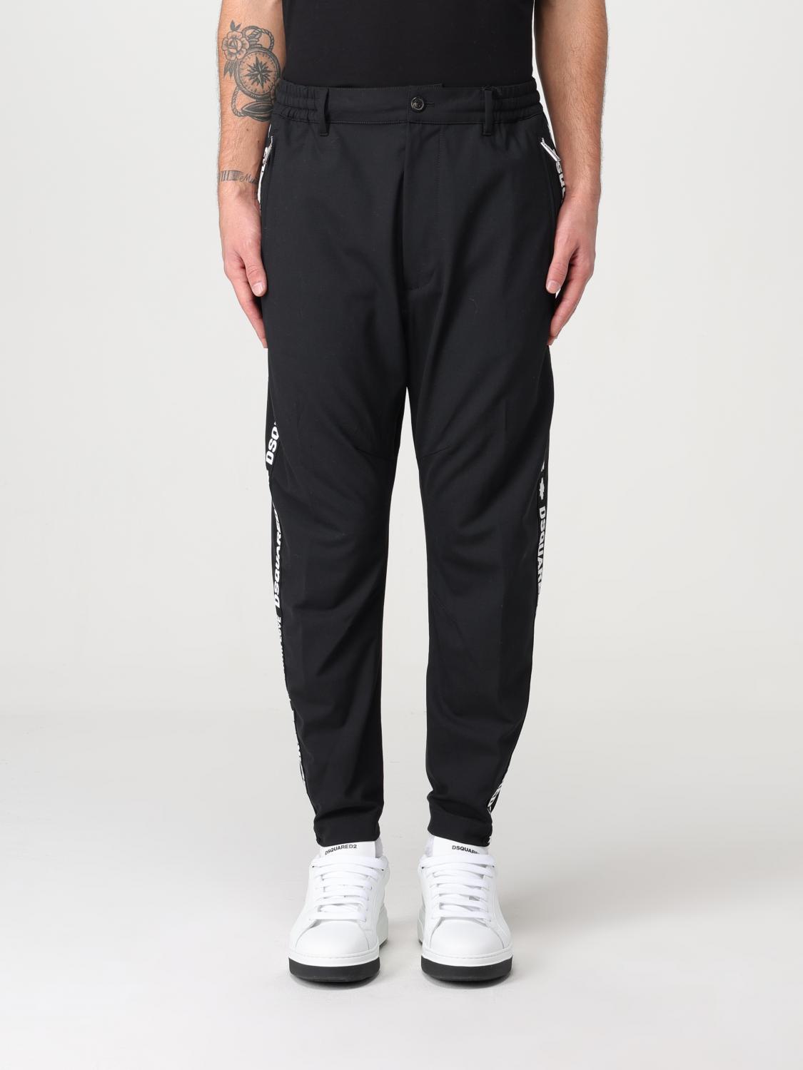 DSQUARED2: Pants men - Black | Dsquared2 pants S74KB0816S53632