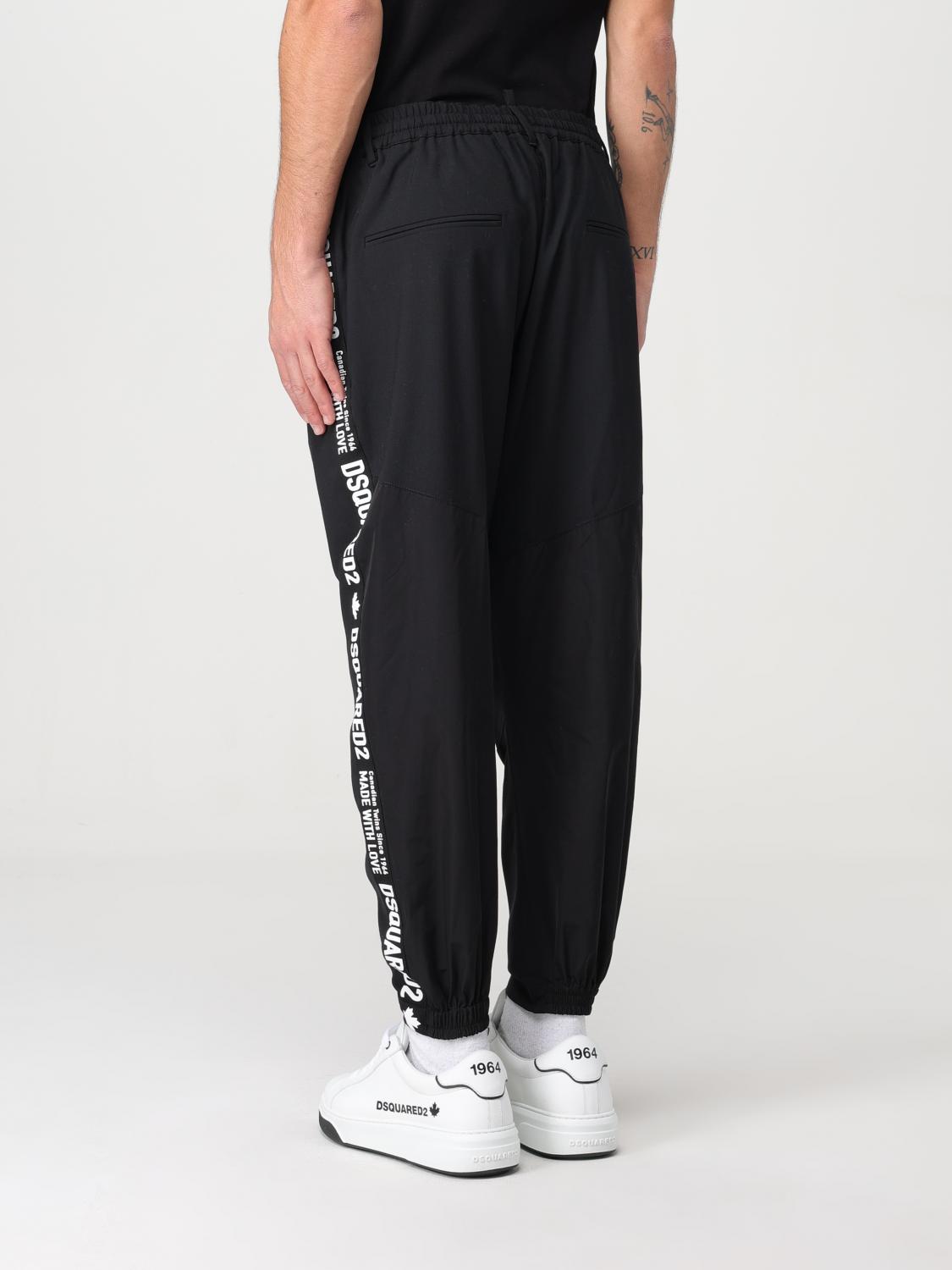 DSQUARED2: Pants men - Black | Dsquared2 pants S74KB0816S53632