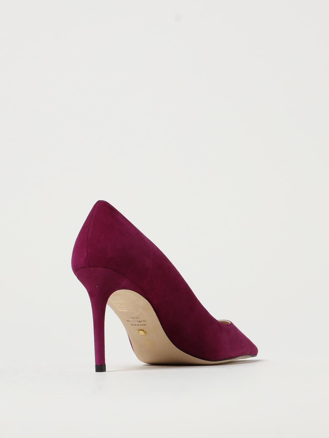 STUART WEITZMAN ESCARPIN: Chaussures femme Stuart Weitzman, Prune - Img 3