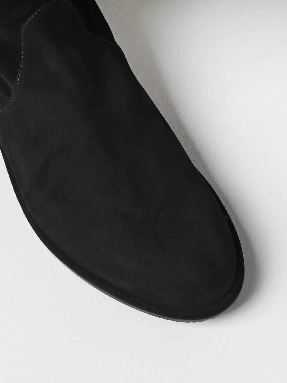 STUART WEITZMAN ロウラント サイハイフツ S2167S USA81 STUART WEITZMAN: Lowland boots in suede - Black | Stuart