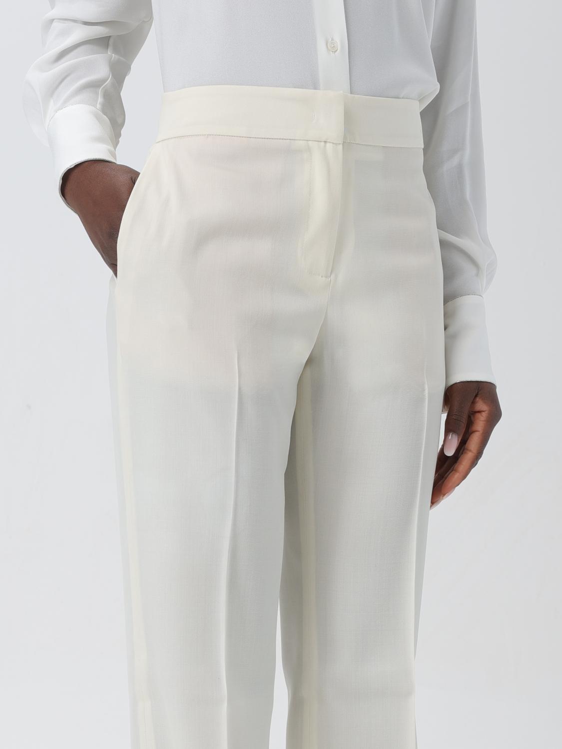 パンツ FABIANA FILIPPI Woman Pants White PAD213F259D5540000 25 Fabiana Filippi Outlet: Pants woman - White | Fabiana
