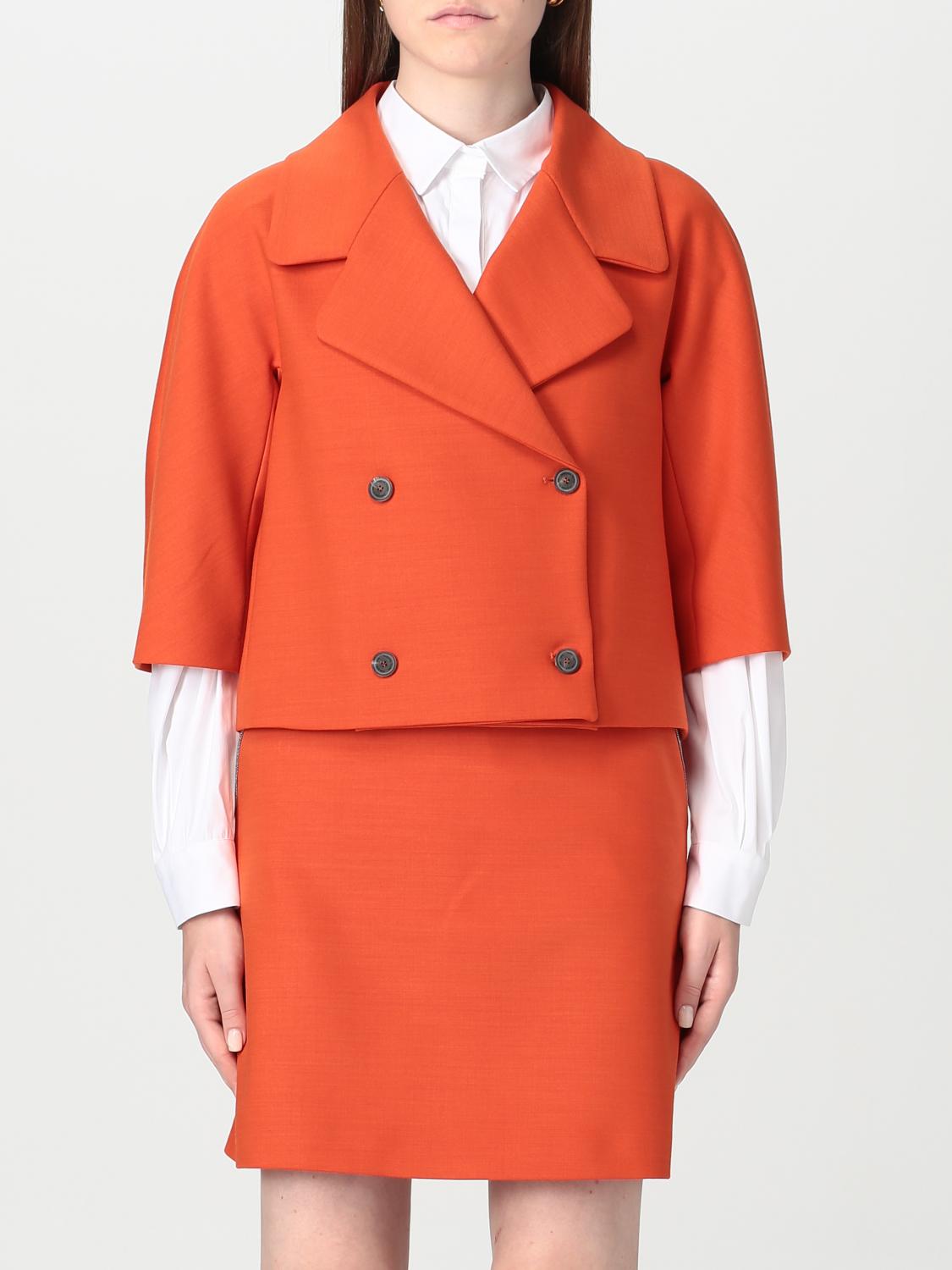 FABIANA FILIPPI AMERICANA: Americana mujer Fabiana Filippi, Naranja - Img 1