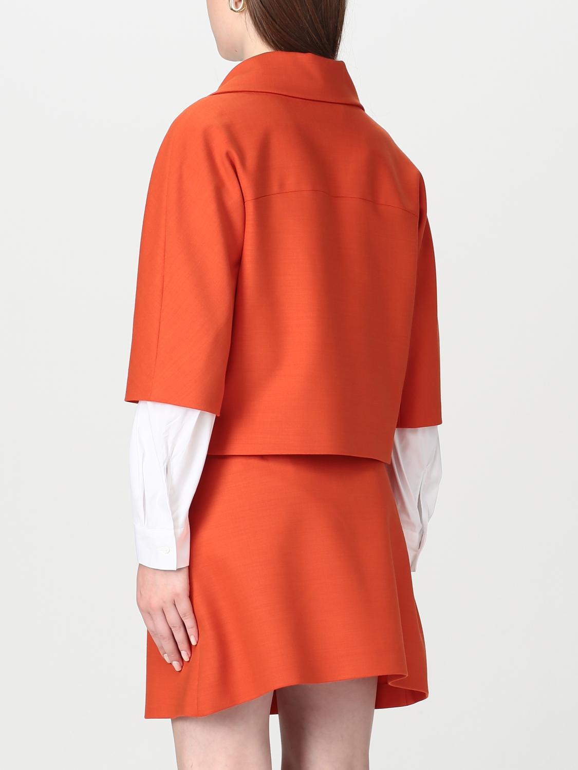 FABIANA FILIPPI AMERICANA: Americana mujer Fabiana Filippi, Naranja - Img 3