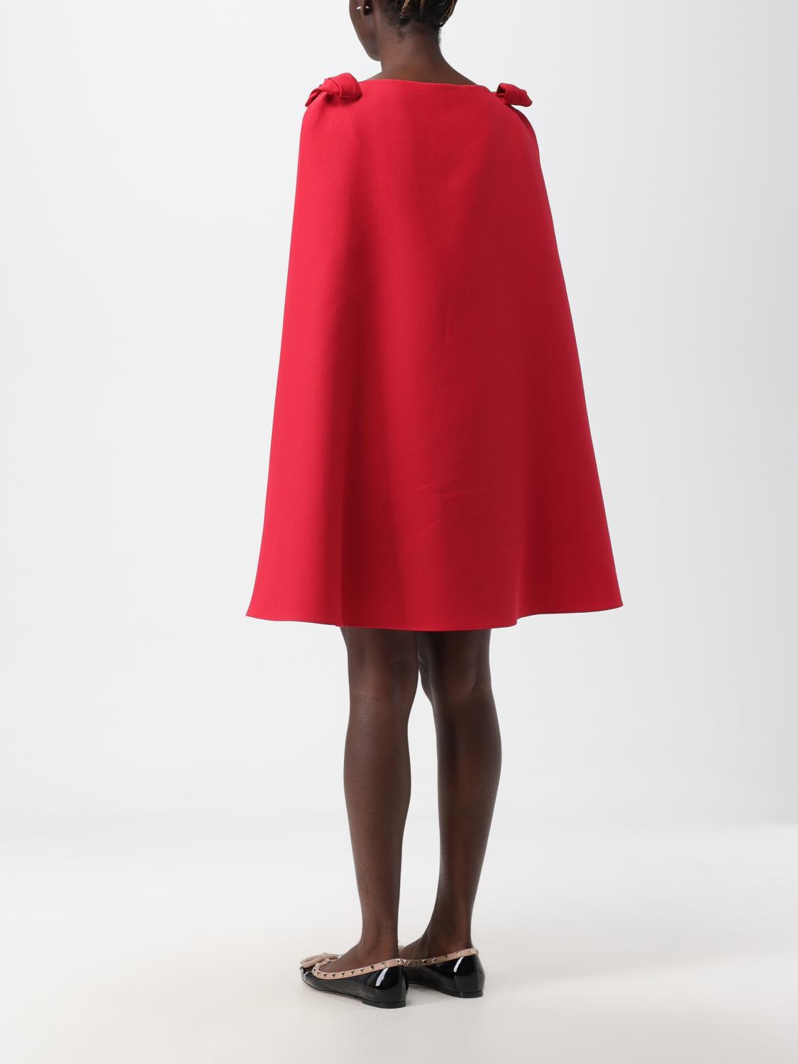 open lace back dress Valentino Mini Dress, 44 / Red main image 1