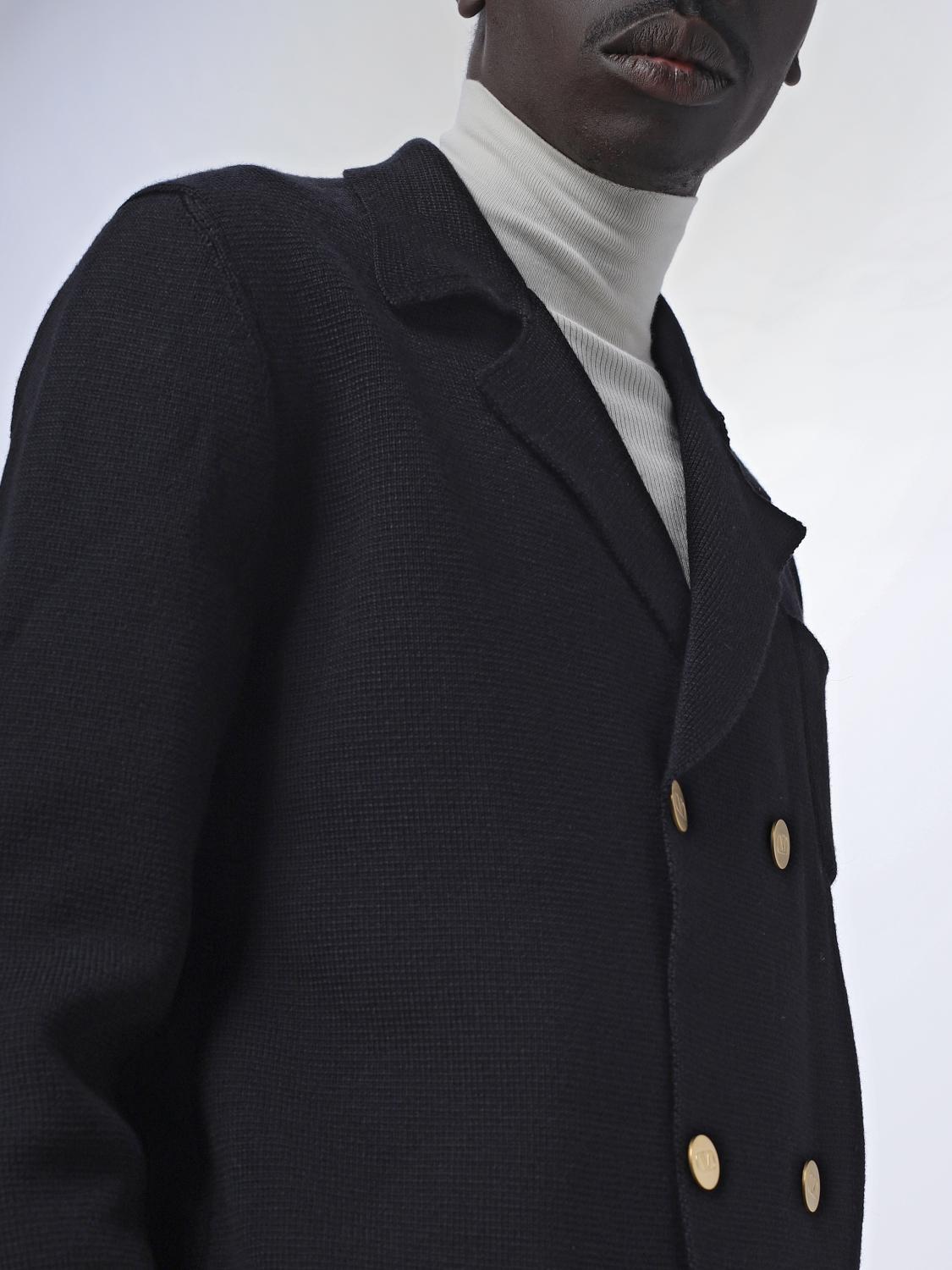 VALENTINO BLAZER: Valentino Garavani blazer in virgin wool with VLogo Signature buttons, Black - Img 5