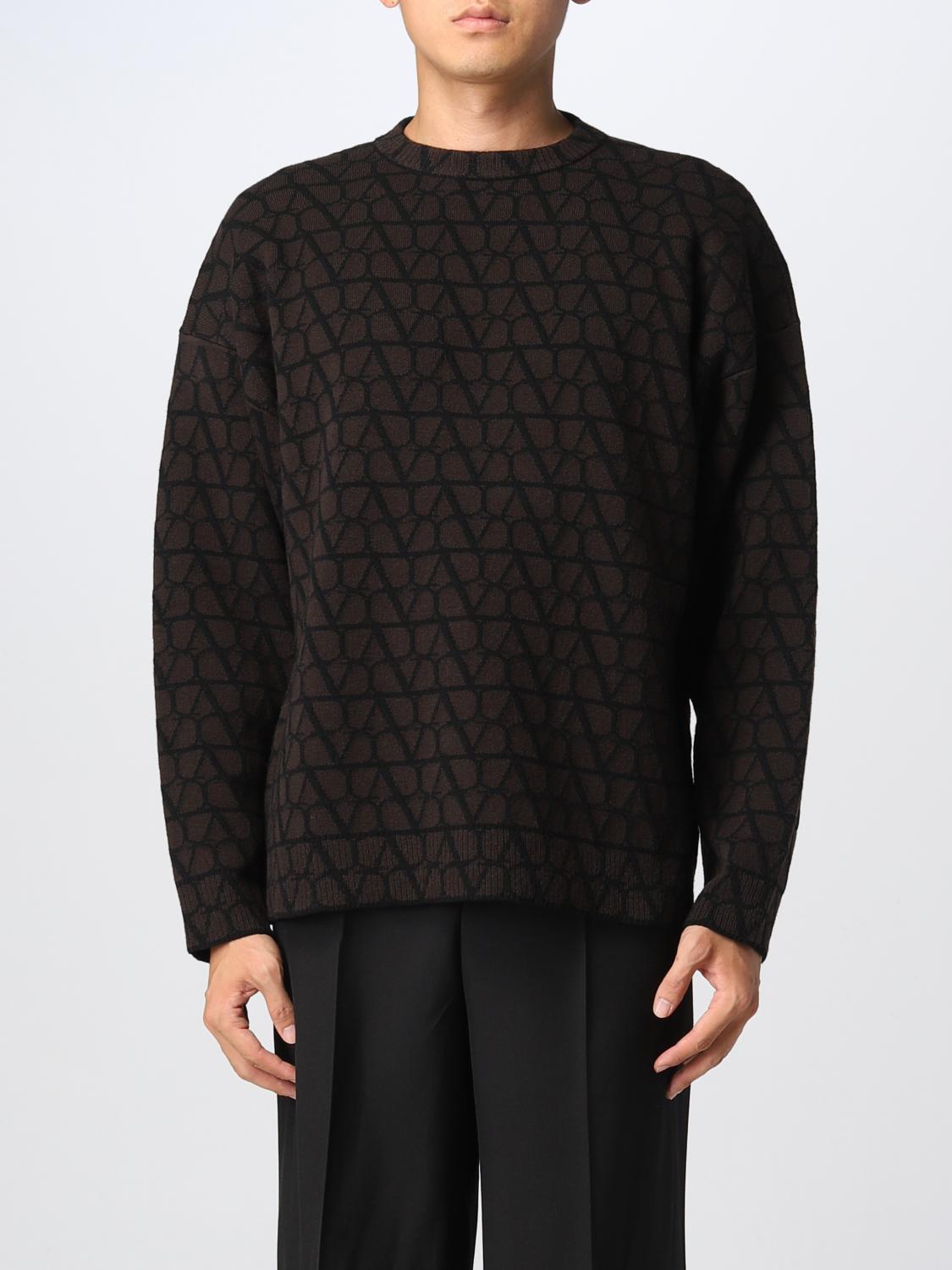 VALENTINO PULL: Pull homme Valentino, Marron - Img 1