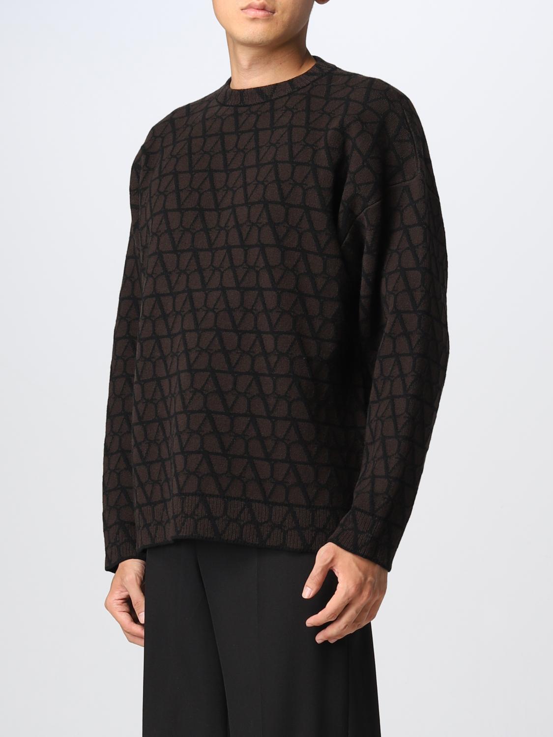 VALENTINO PULL: Pull homme Valentino, Marron - Img 4