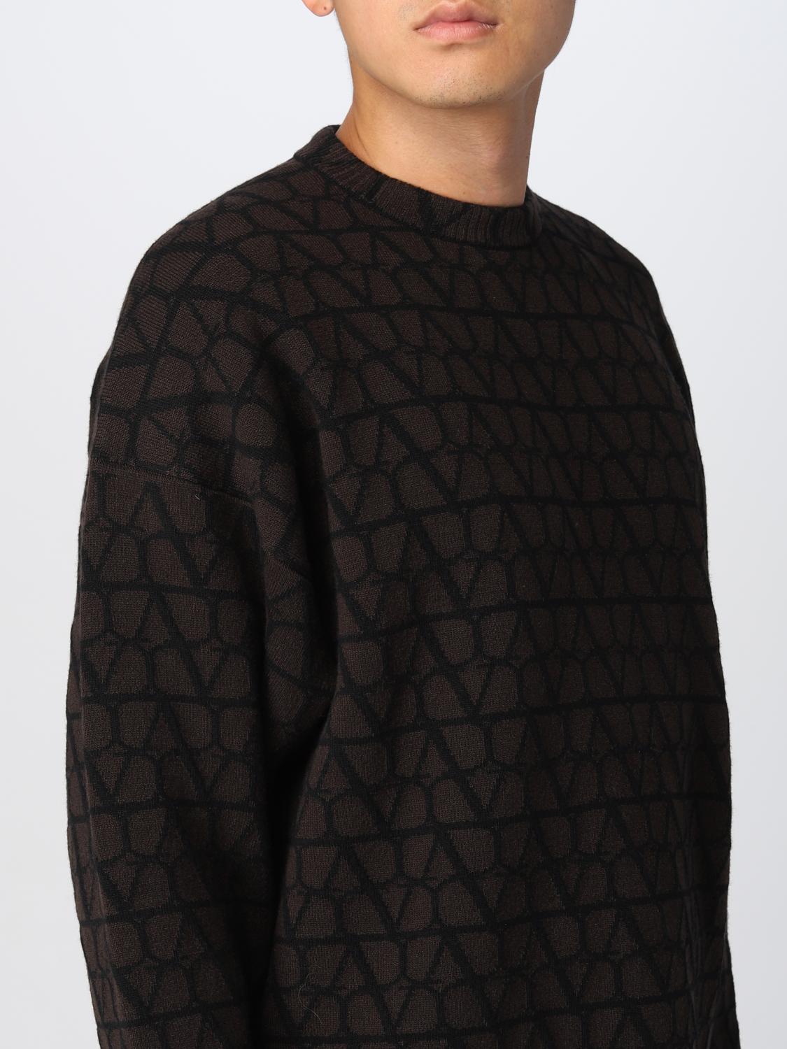 VALENTINO PULL: Pull homme Valentino, Marron - Img 5