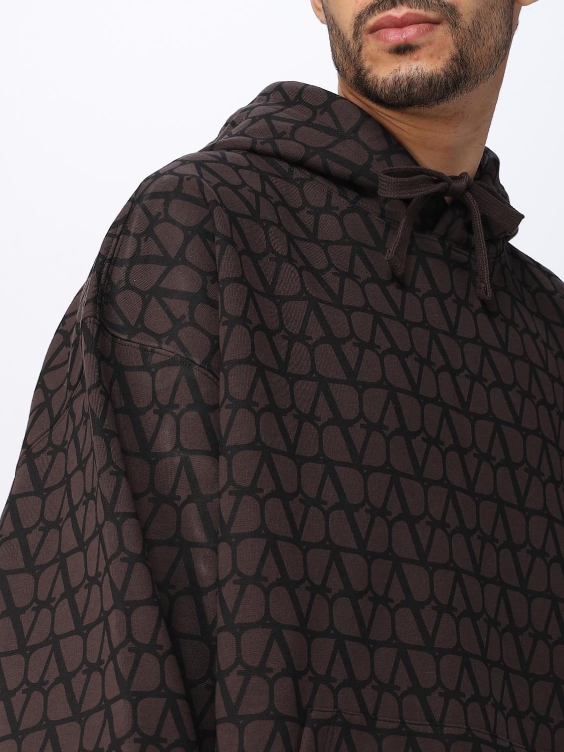 VALENTINO SUDADERA: Sudadera hombre Valentino, Marrón - Img 5