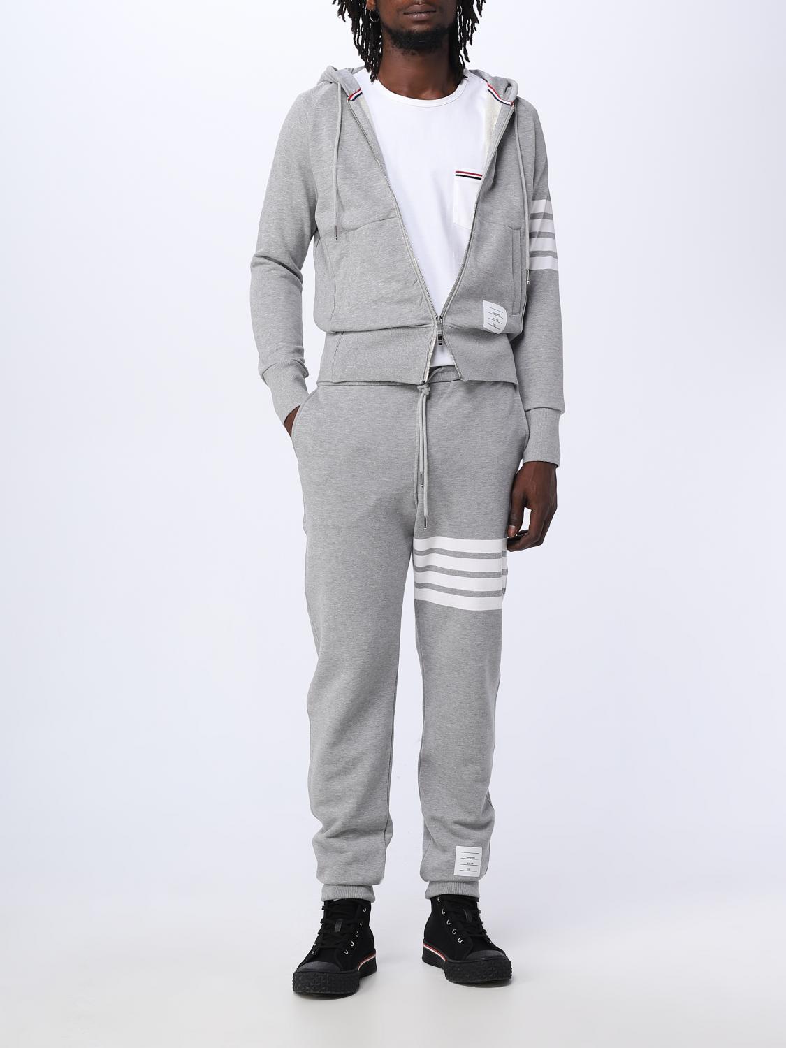 THOM BROWNE SWEATSHIRT: Cotton Sweatshirt Thom Browne, Grey - Img 2