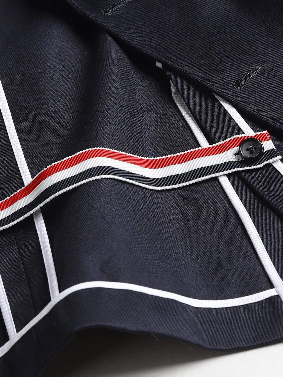 THOM BROWNE PULL: Pull homme Thom Browne, Bleu Marine - Img 6