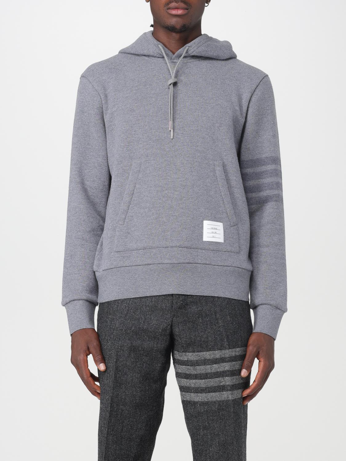 THOM BROWNE SWEATSHIRT: Sweater men Thom Browne, Grey - Img 1