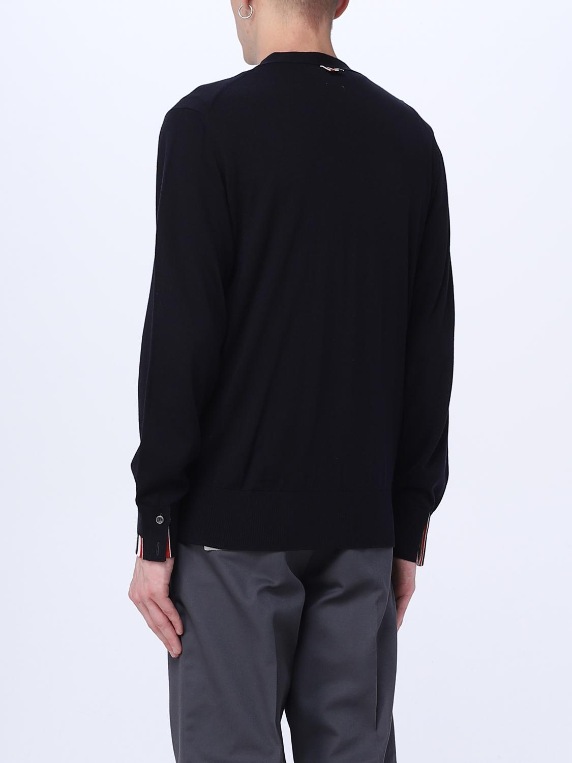 THOM BROWNE STRICKJACKE: Pullover herren Thom Browne, Blau - Img 3