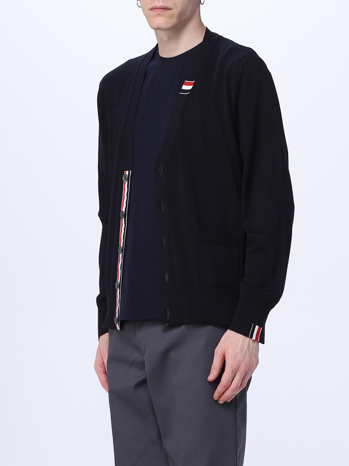 THOM BROWNE STRICKJACKE: Pullover herren Thom Browne, Blau - Img 4