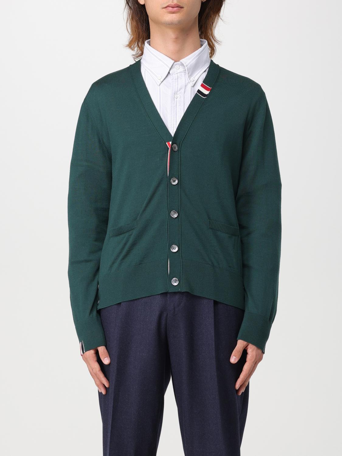 THOM BROWNE STRICKJACKE: Pullover herren Thom Browne, Grün - Img 1
