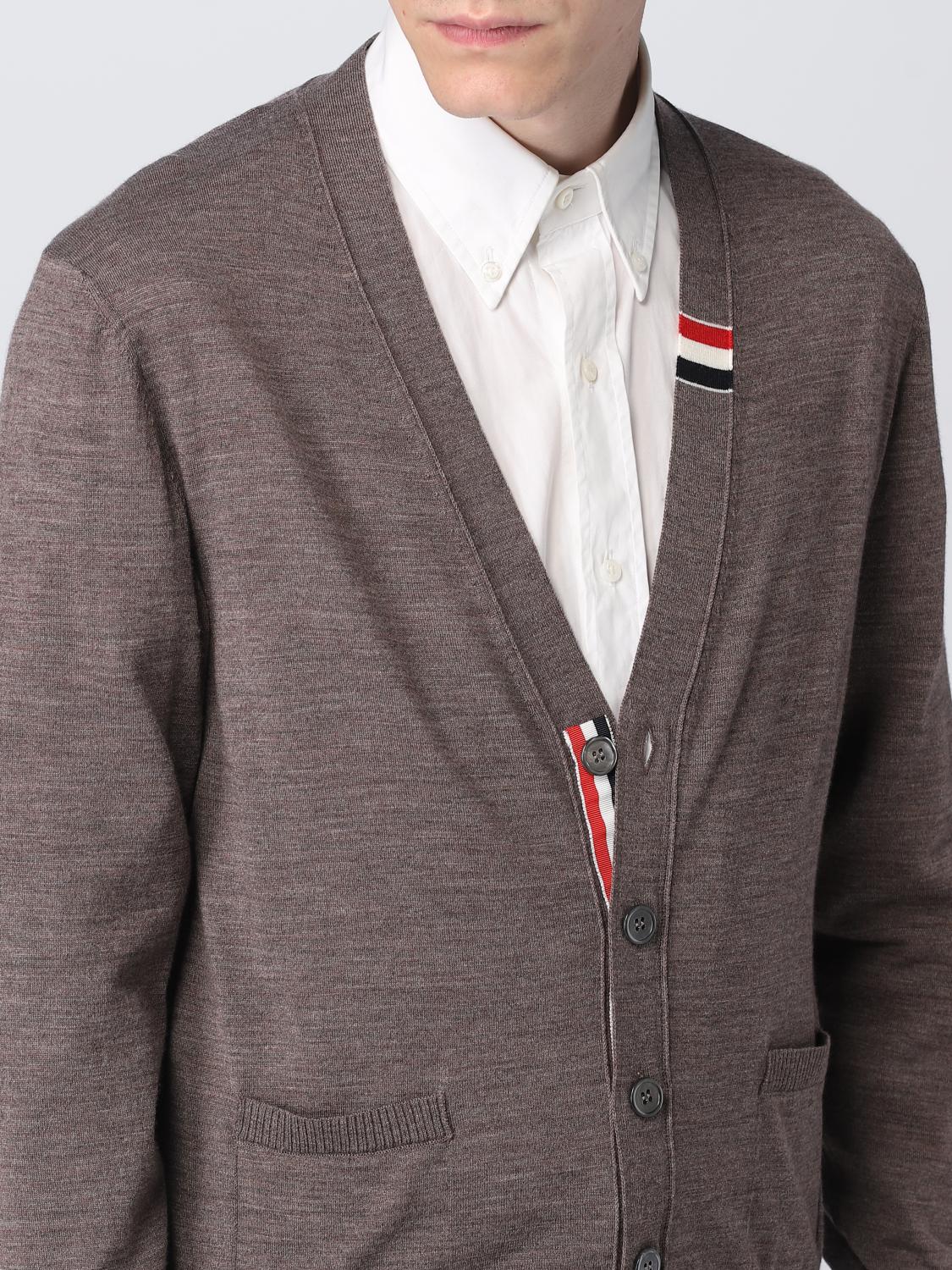 THOM BROWNE STRICKJACKE: Pullover herren Thom Browne, Braun - Img 5