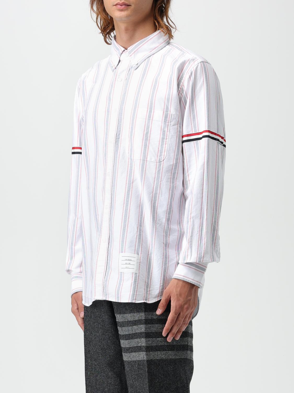 THOM BROWNE CAMISA: Camisa hombre Thom Browne, Blanco - Img 4