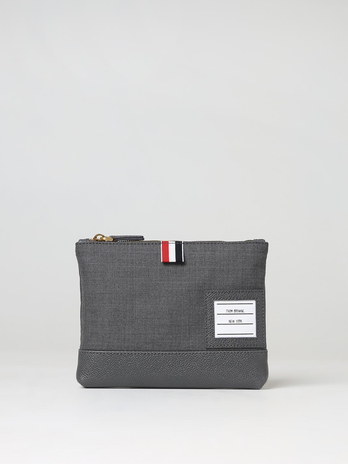 THOM BROWNE AKTENTASCHE: Tasche herren Thom Browne, Grau - Img 1