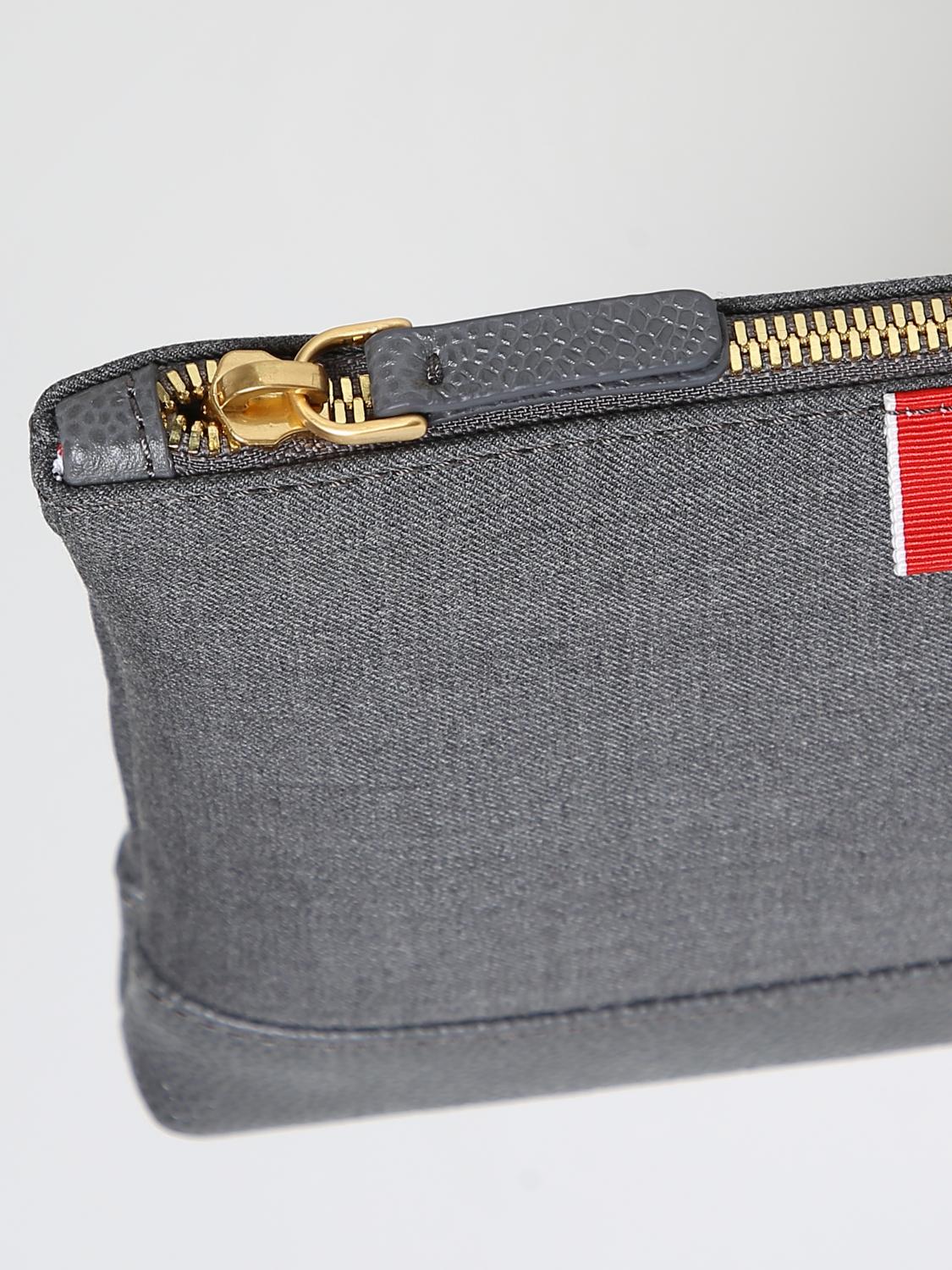 THOM BROWNE AKTENTASCHE: Tasche herren Thom Browne, Grau - Img 3