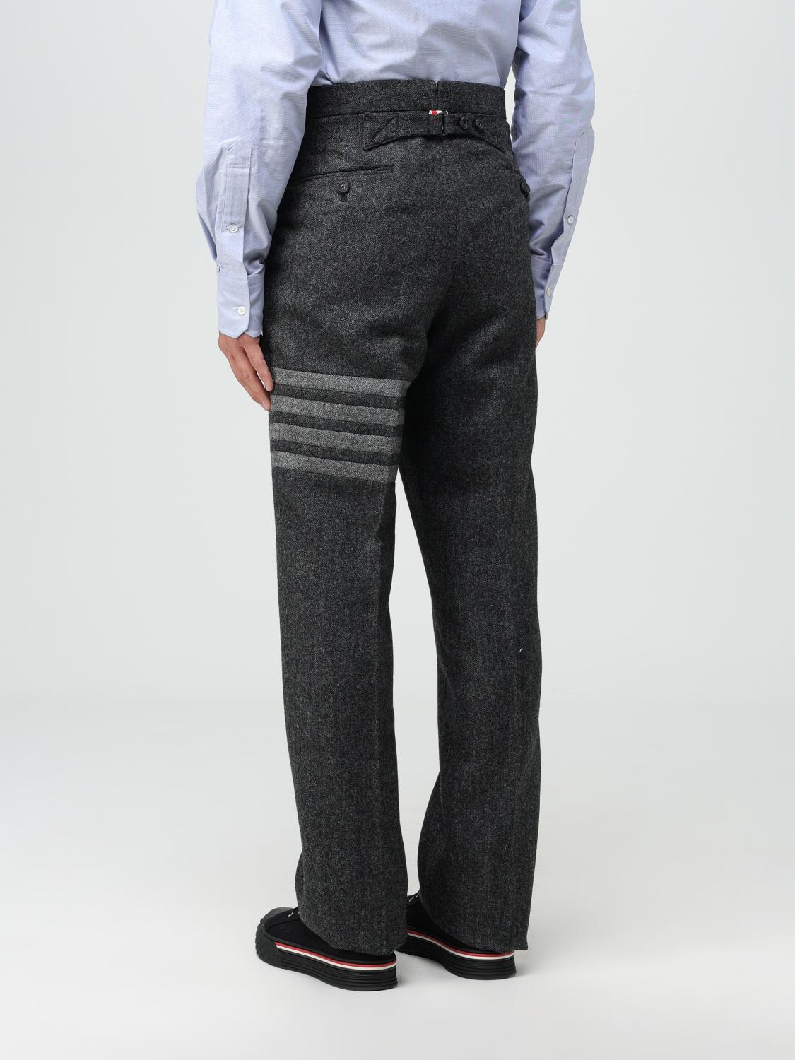 THOM BROWNE パンツ: パンツ メンズ Thom Browne, チャコール - Img 3